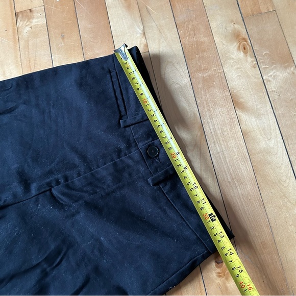 Frank And Oak Josephine Black Wide Leg Cropped Pants - Picture 9 of 11